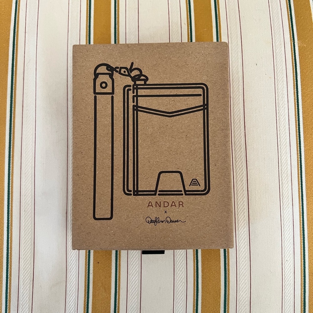 Andar Minimal Leather Card Wallet - Forest Green